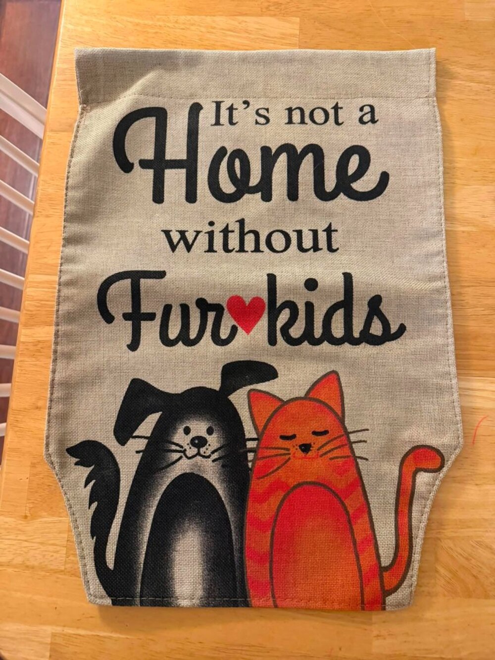 Burlap Garden Flag